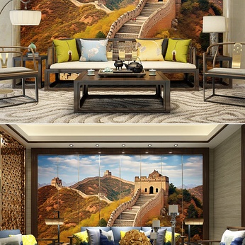 Atmospheric Great Wall Beijing Great Wall Decorative Painting TV Background Wall