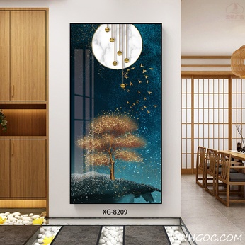 Modern Abstract Vertical Art File - XG-8209