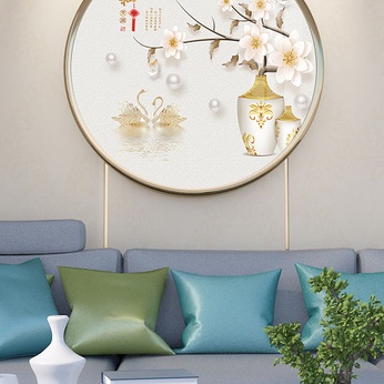 Swan Magnolia House and Wan Jixing Decorative Painting