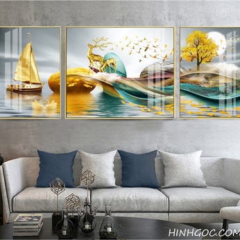 Modern Crystal Wall Hanging Art File -HQ-653