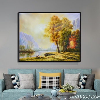 Natural landscape painting file - HG102