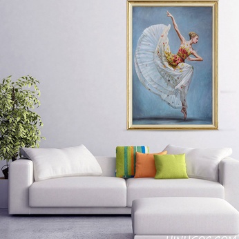 Ballet Girl Oil Painting File - OP18525772