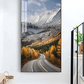 Light Luxury Landscape Entrance Decorative Painting