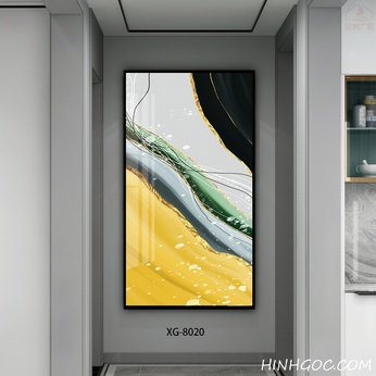 Modern Abstract Vertical Art File - XG-8020