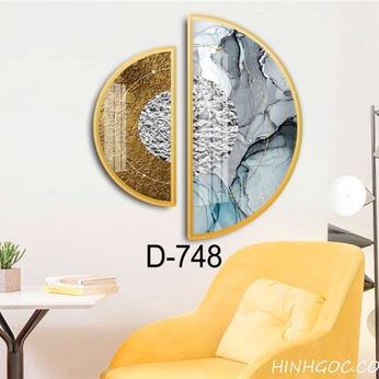 Modern Abstract Crescent Moon Art File - D-748