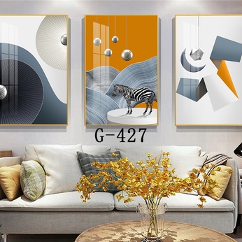 Modern abstract triptych file - G-427