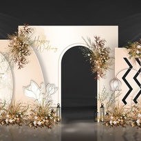 File of Wedding Gate Decoration Backdrops - BD002