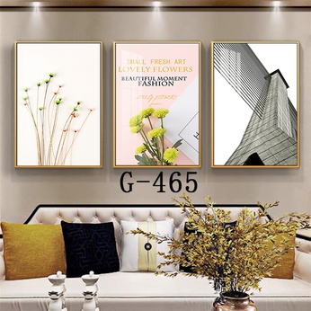 Modern abstract triptych file - G-465