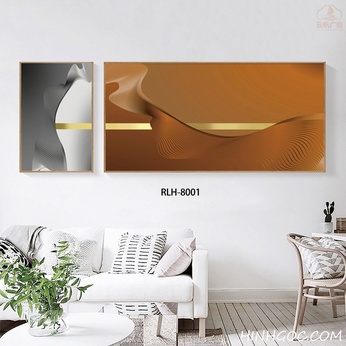 Modern Abstract Art File - Set of 2 - RLH-8001