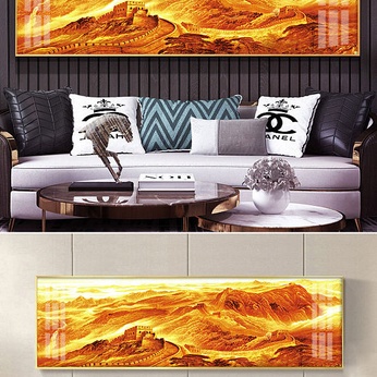 Great Wall Rivers and Mountains Picturesque Decorative Painting