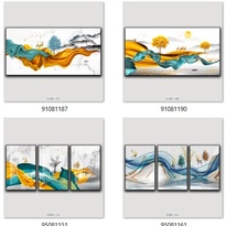 Download 16 Modern Abstract Crystal Landscape Art Files- K10G