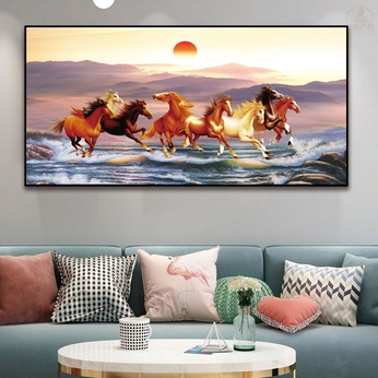 File of Horses Bringing Success Painting - MD0008