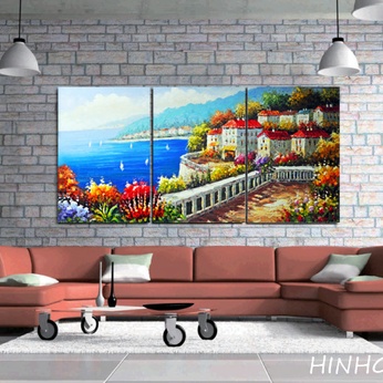 Oil Painting Landscape Art File biển - HG321_13