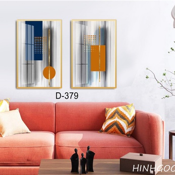 Modern Abstract Art File - Set of 2 Pieces - D-379