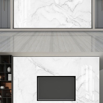 Jazz White Marble Background Wall