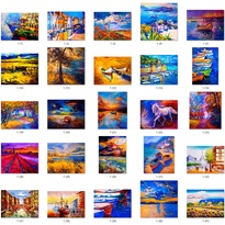 43 files of Nordic landscape oil paintings - SDA1