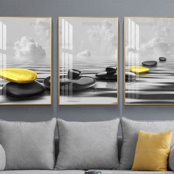 Set of 3 Modern Abstract Art Files - HQ-461