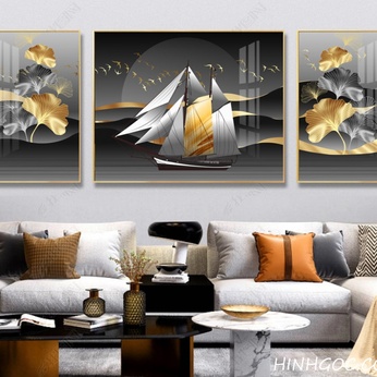 Modern Crystal Wall Hanging Art File -HQ-693