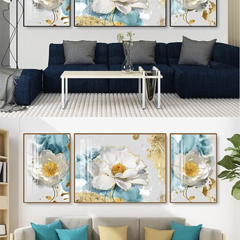 Gold Flower Flower Decorative Painting