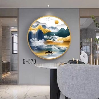 Modern abstract circular file - G-570