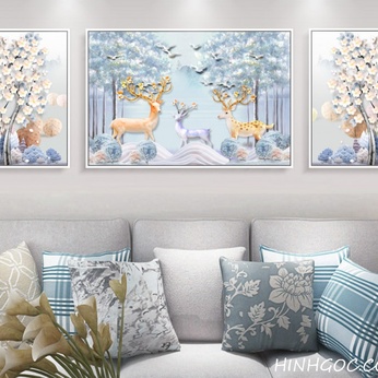 Deer Painting File - HG3006