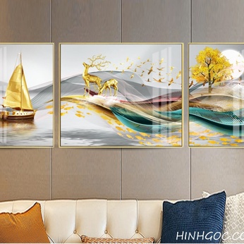 Modern Crystal Wall Hanging Art File -HQ-654