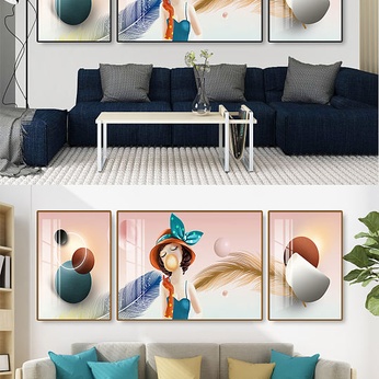 Nursery Cartoon Doll Decorative Painting