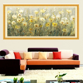 Poppy flower oil painting file - HL0030