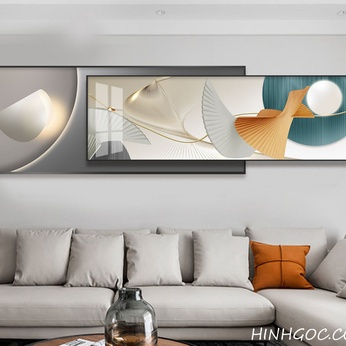 Modern Abstract Framed Art File - HQ-388