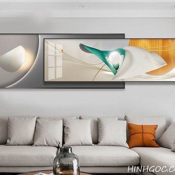 Modern Abstract Framed Art File - HQ-389