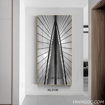 Modern Abstract Vertical Art File - XG-8140