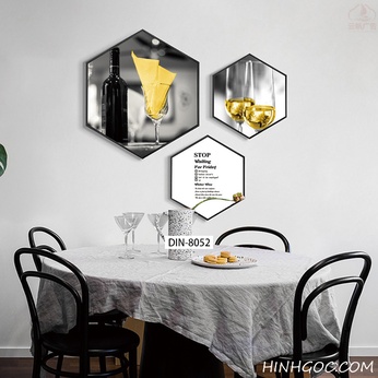 Modern Abstract Hexagonal Art File - DIN-8052