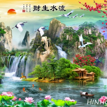 Picturesque Landscape Painting Art File - 67FJ15