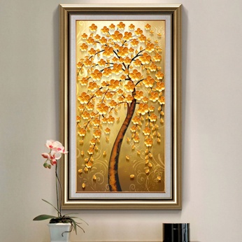 Classic European Golden Tree Painting File - HG180