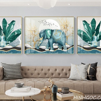 Modern style elephant picture file combined - HQ-011