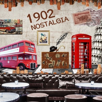 Nostalgic European wallpaper file - DT023