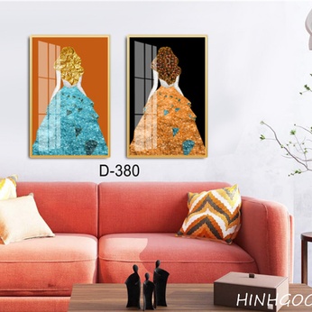 Modern Abstract Art File - Set of 2 Pieces - D-380