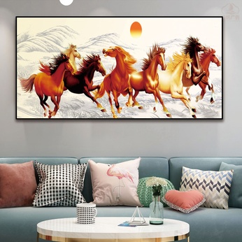 File of Horses Bringing Success Painting - MD0019