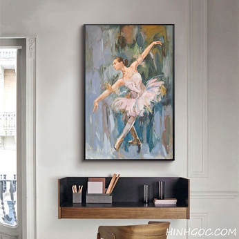 Ballet Girl Oil Painting File - OP16133173