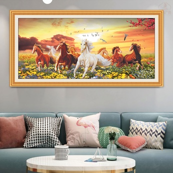 File of Horses Bringing Success Painting - MD0011