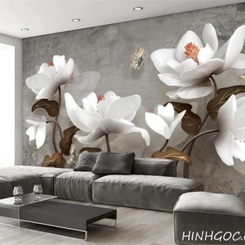 3D relief magnolia painting file - HG150