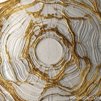 Gold Circle Picture Abstract File - HG115