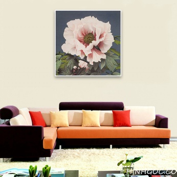 Peony oil painting file - HG126