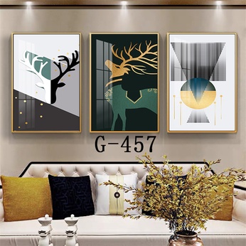 Modern abstract triptych file - G-457