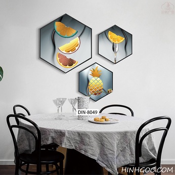 Modern Abstract Hexagonal Art File - DIN-8049