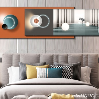 Modern Abstract Framed Art File - HQ-378