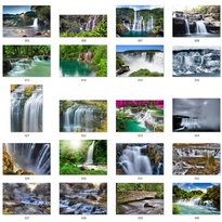 260 images of high quality waterfall landscapes - TNA1