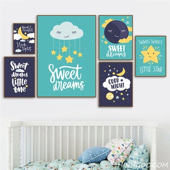 Painting file combined with baby room decoration - HG602