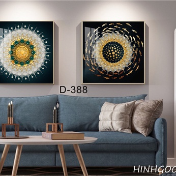 Modern Abstract Art File - Set of 2 Pieces -D-388