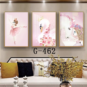 Modern abstract triptych file - G-462